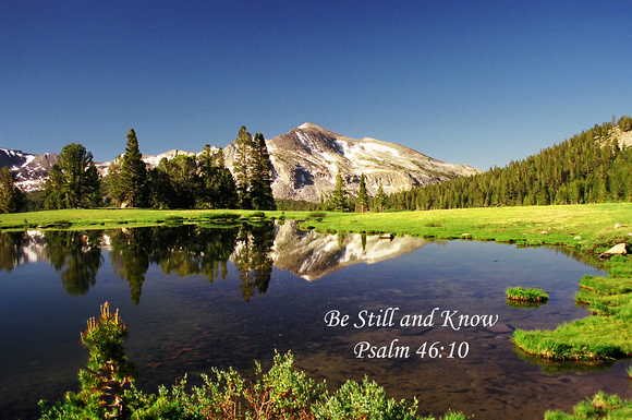 Be Still and Know - M